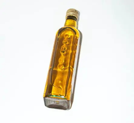 Clear Glass Oil Bottle
